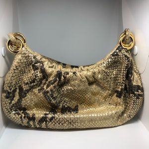 Kate spade like snake print hand bag